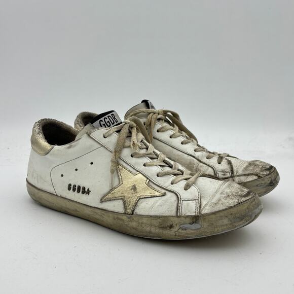 Golden Goose Superstar GGDB Leather Low Skate Sneakers Men's 41 US 8